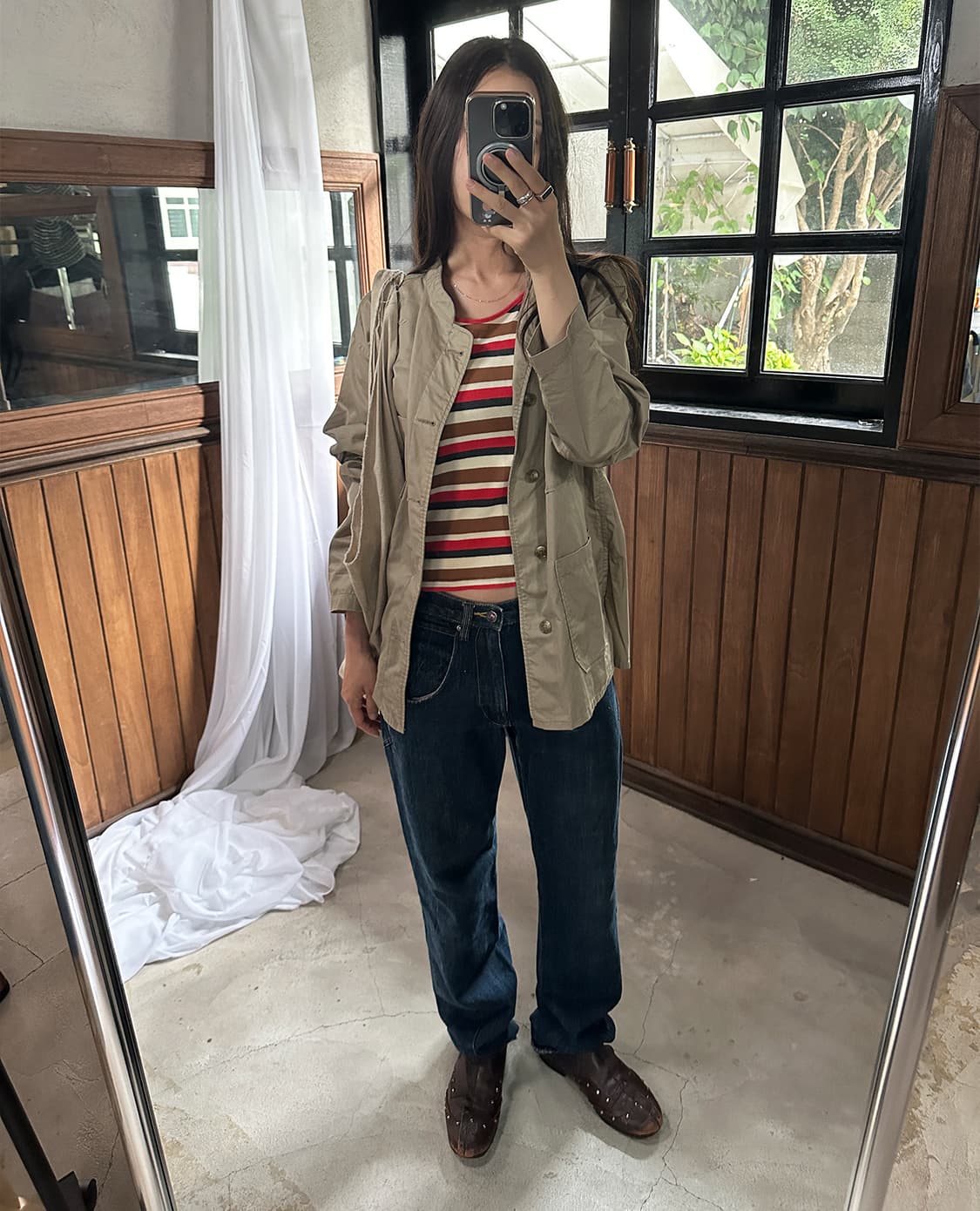 AIGLE stripe tee 상품이미지3