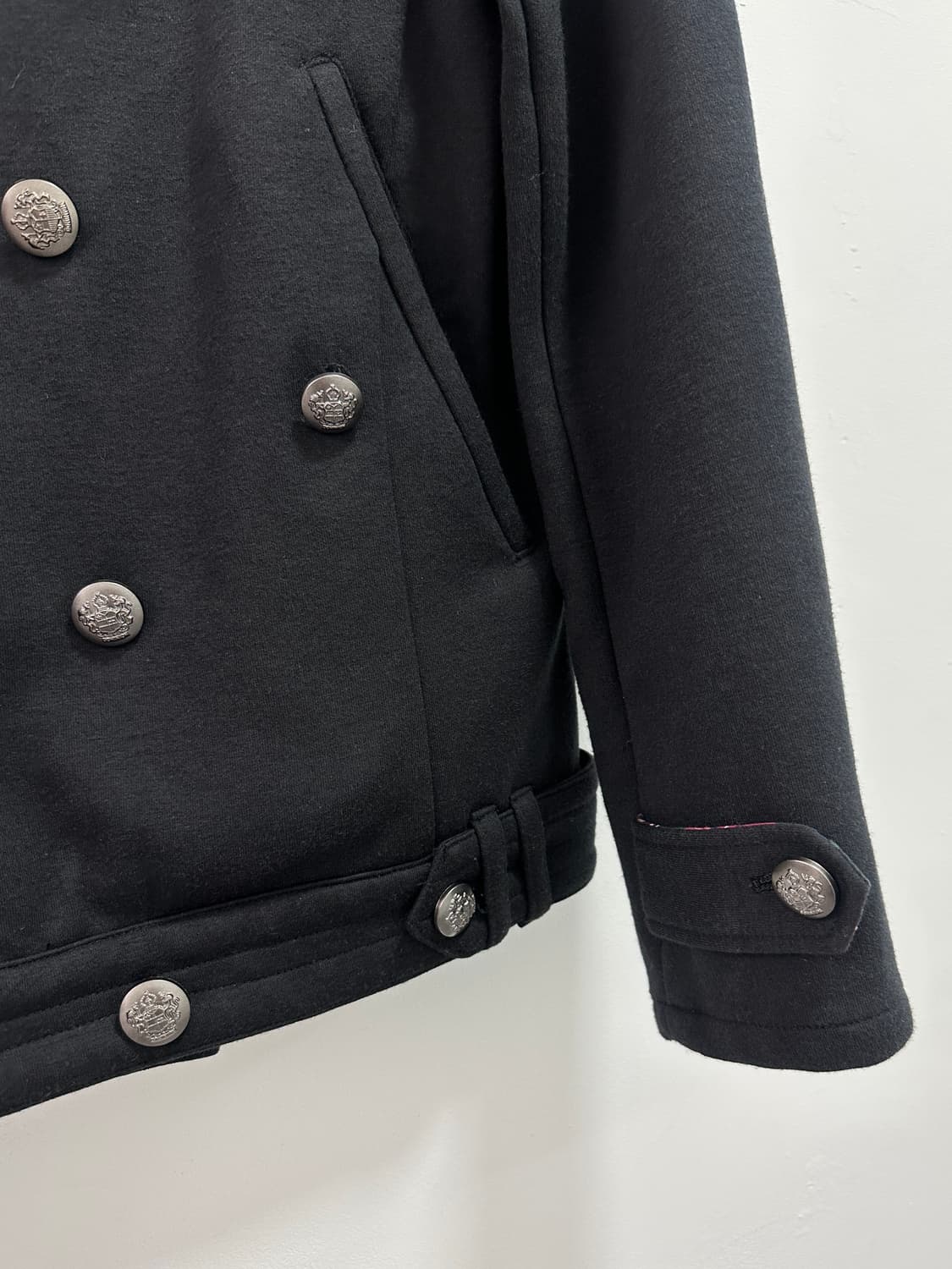 PINCPONC black double breasted buttoned  상품이미지3