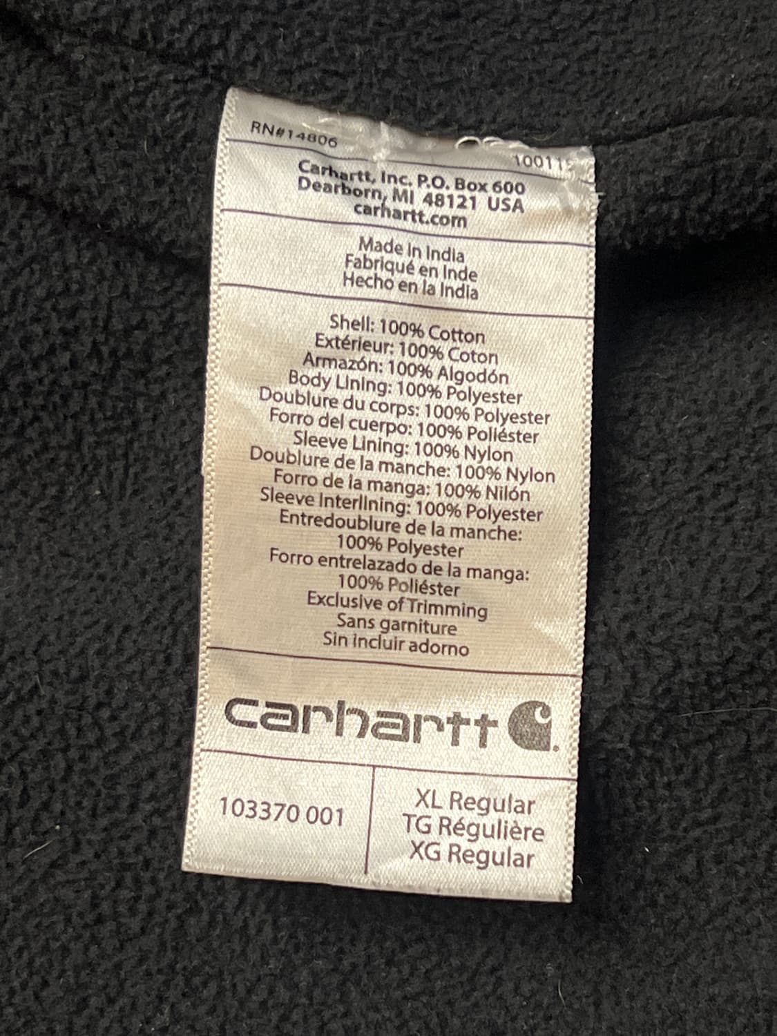 칼하트 풀스윙 암스트롱 덕 워크 자켓(C) 상품이미지6