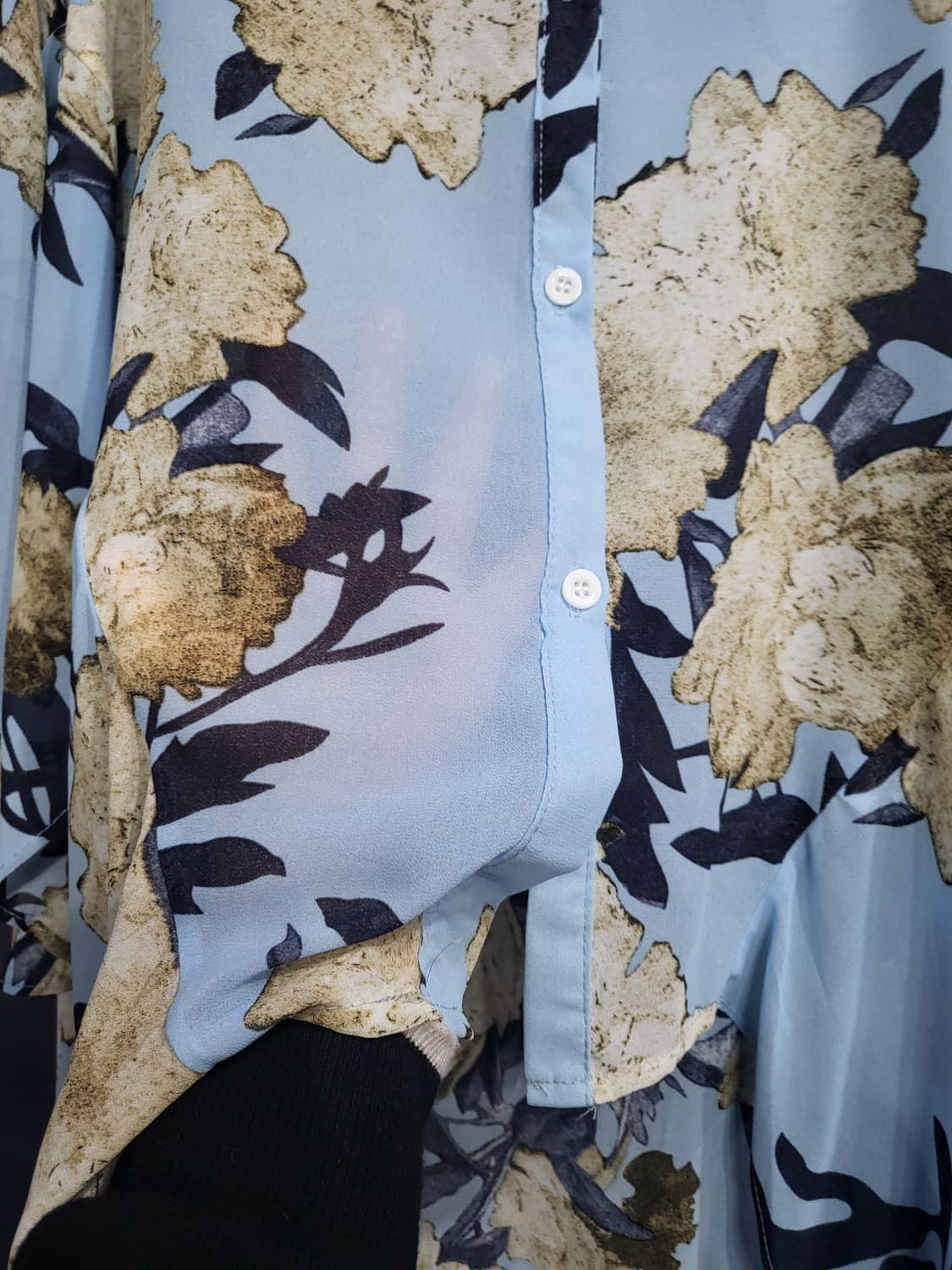 언발란스 쉬폰 롱블라우스(새상품) 상품이미지6