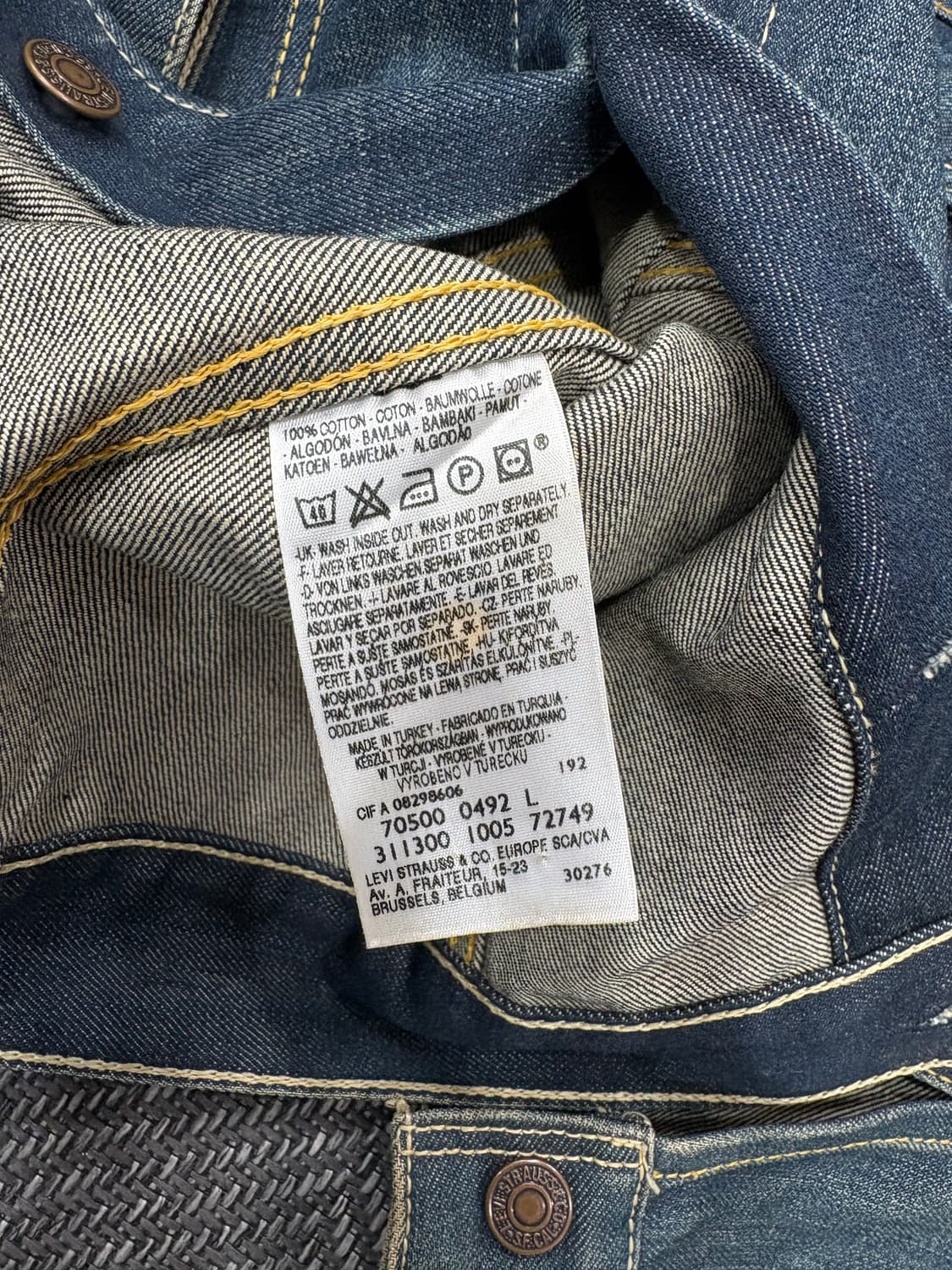 리바이스 청자켓L 상품이미지6