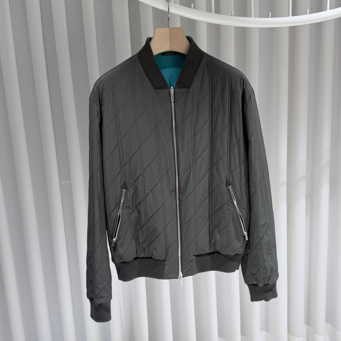 (A+/50) / 에르메스 나일론 퀄팅 리버시블 자켓 상품이미지3