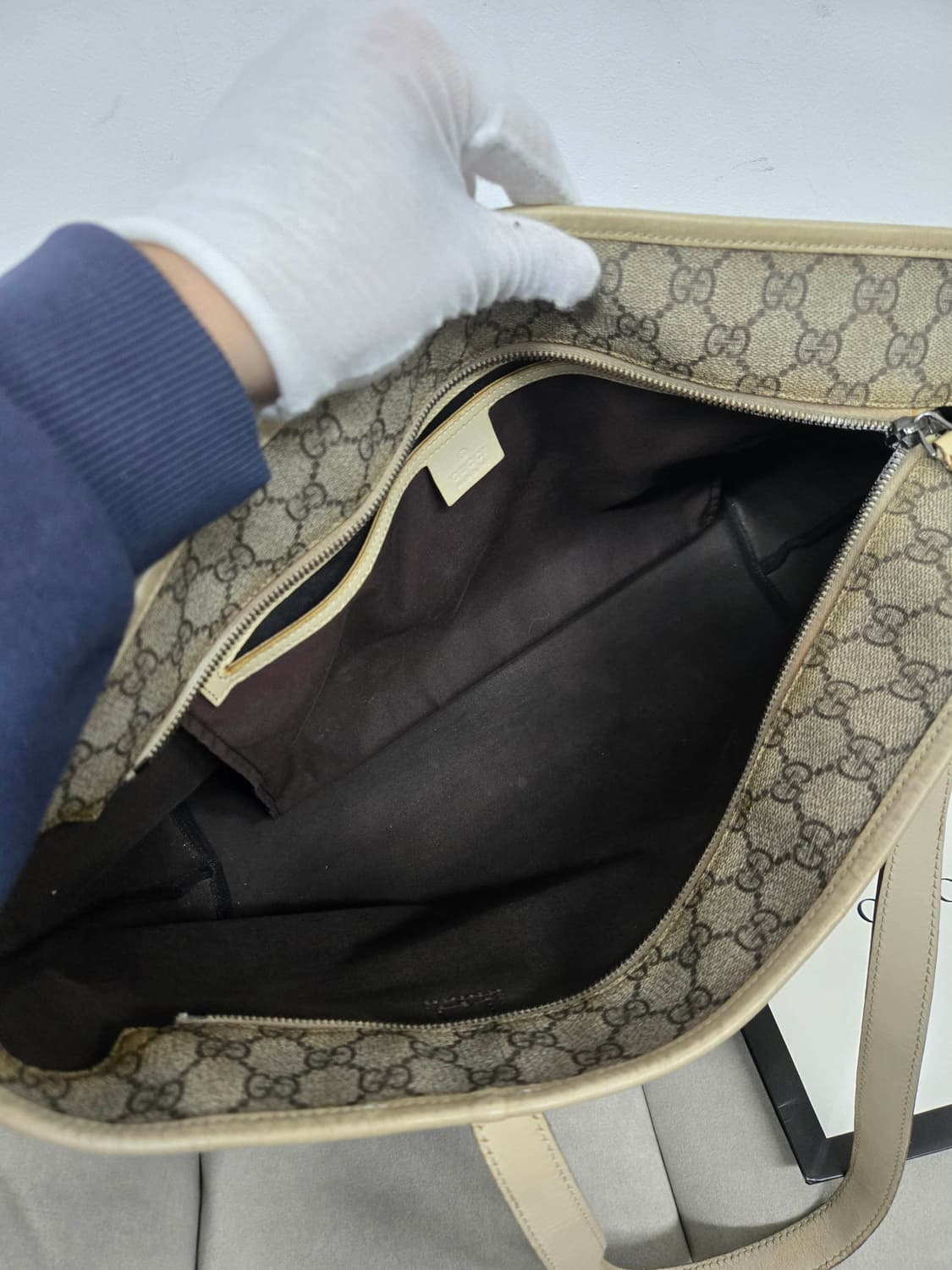 [보증서 정품] 구찌 시그니처 토트 숄더백 상품이미지1