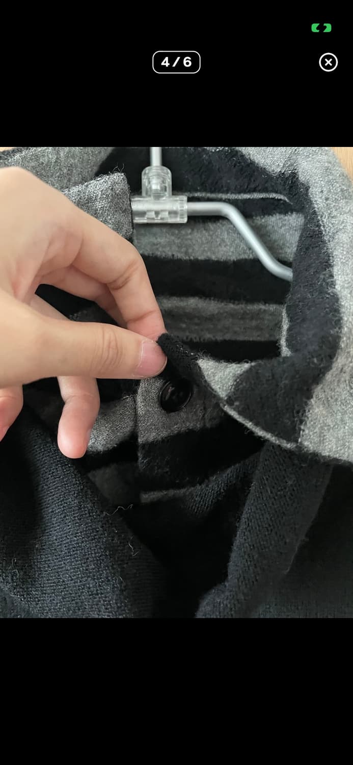 Y’s 스트라이프 카라 도킹 니트 상품이미지4