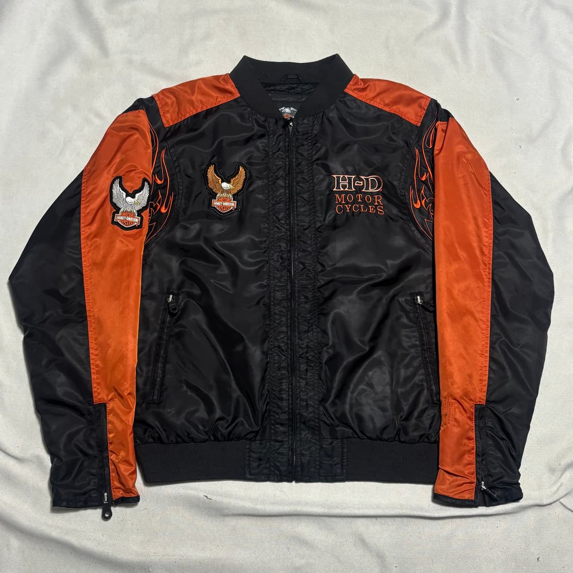 L 할리데이비슨 바이커 나일론 자켓 상품이미지3