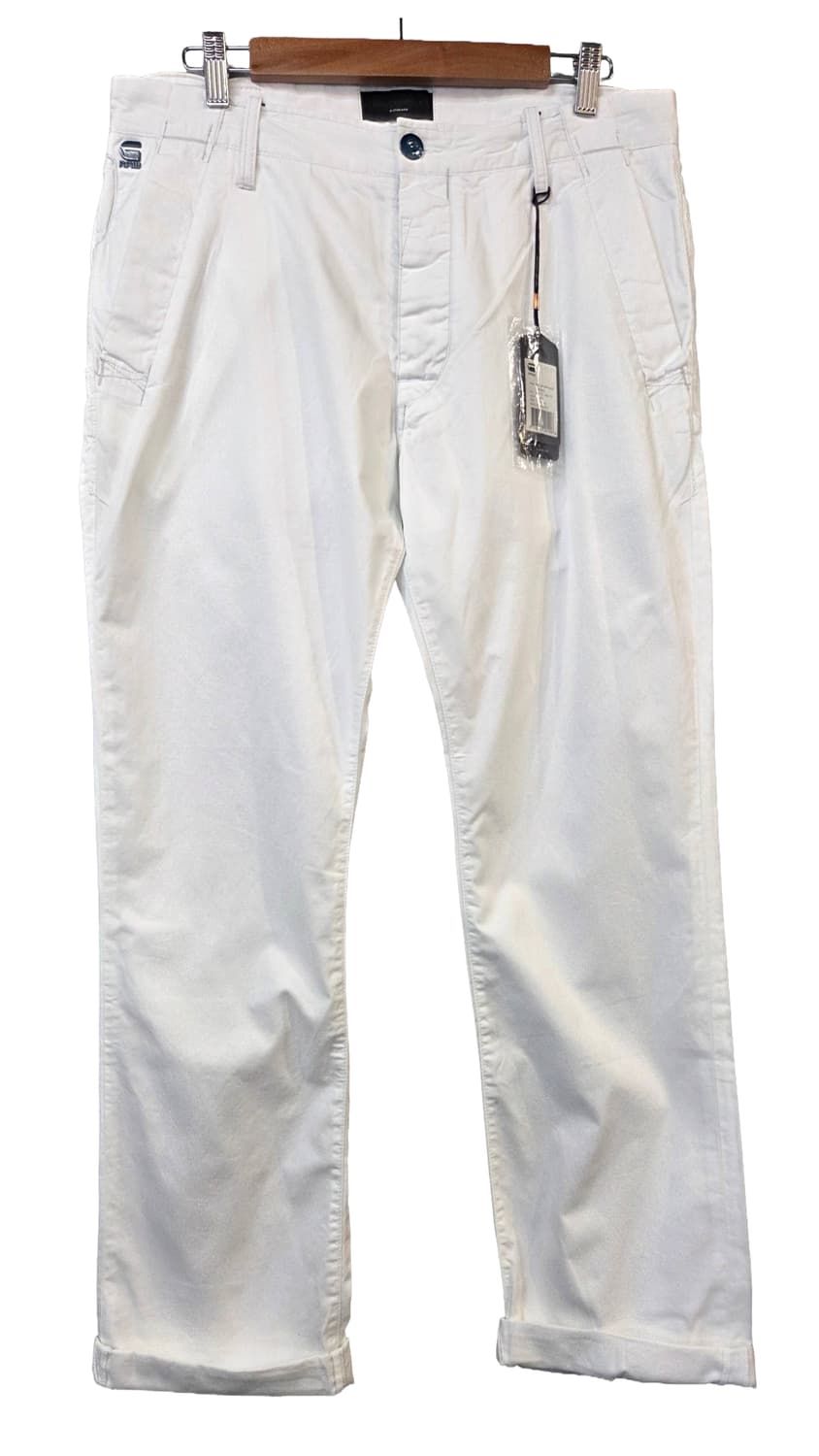 G-Star RAW 화이트 면바지(W33/L32)얇음 상품이미지1