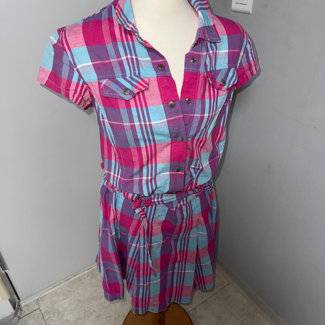 하이틴 셔츠 원피스  상품이미지1