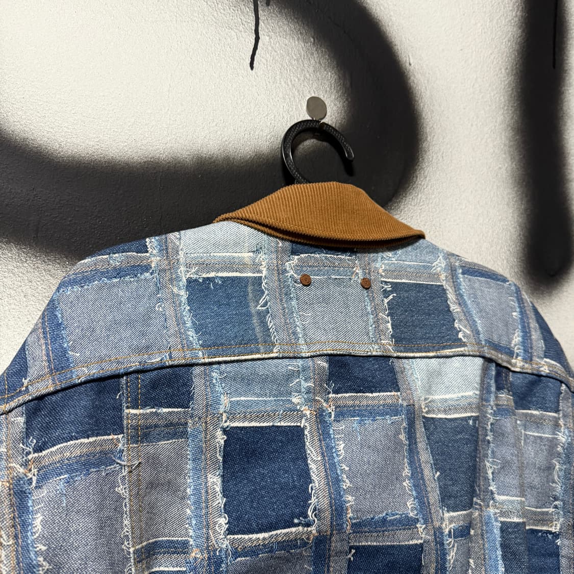 앤더슨벨 웨스턴 패치워크 크롭 데님 트러커 자켓 상품이미지5