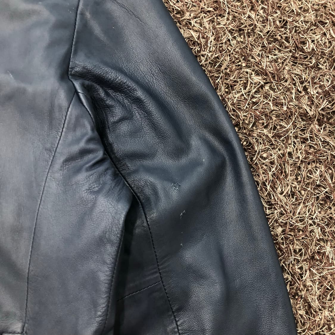 JPN 빈티지 EARLS 양가죽 블루종 레더 가죽 자켓 상품이미지3