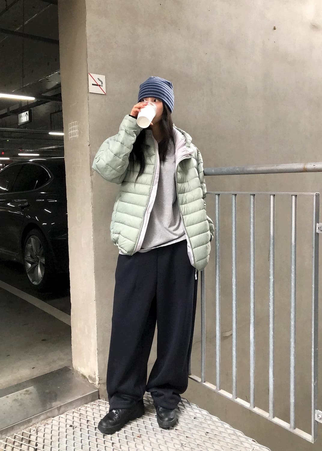 서울베이스드 경량패딩 판매합니다. 상품이미지1