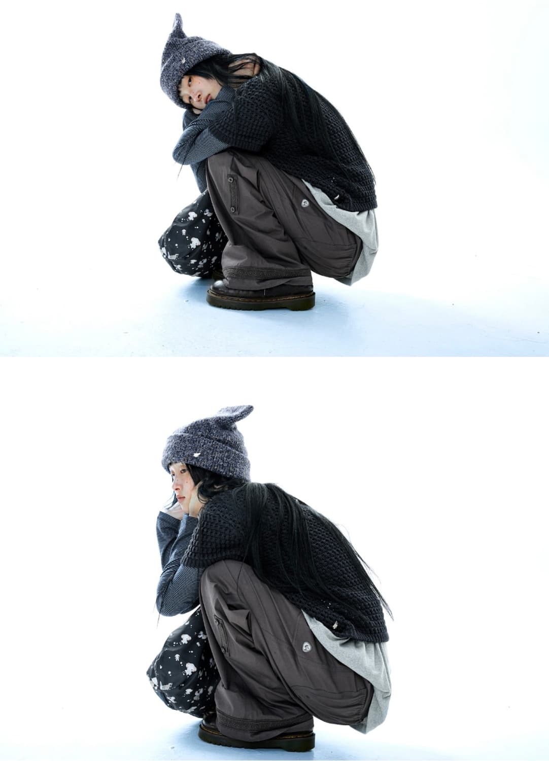 코이세이오 레이스 코튼 팬츠 레드빈 상품이미지2