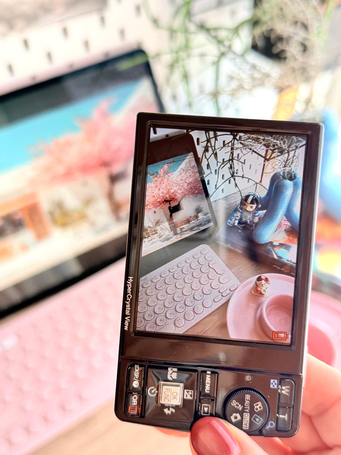 🍓풀박스/미사용🍓올림푸스 뮤7000 딸기우유 핑크 빈티지디카 상품이미지9