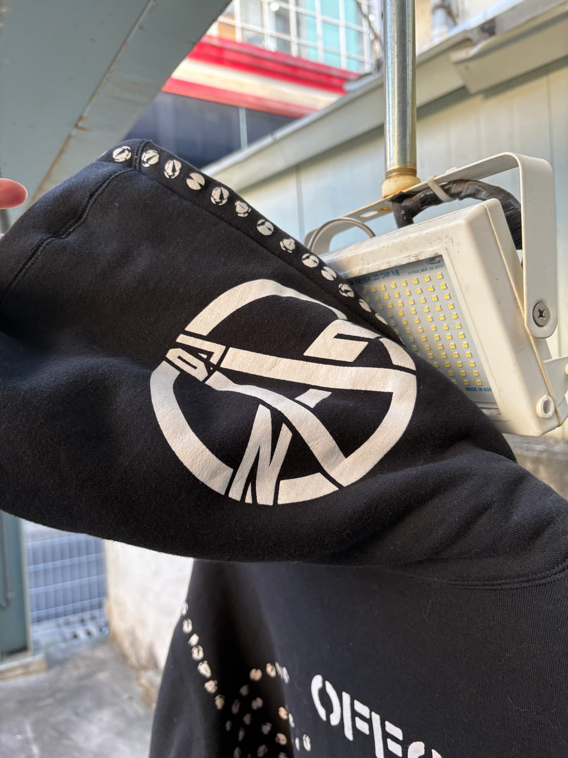 DJ OZMA 오피셜 라이센스 펑크 후드집업 상품이미지6