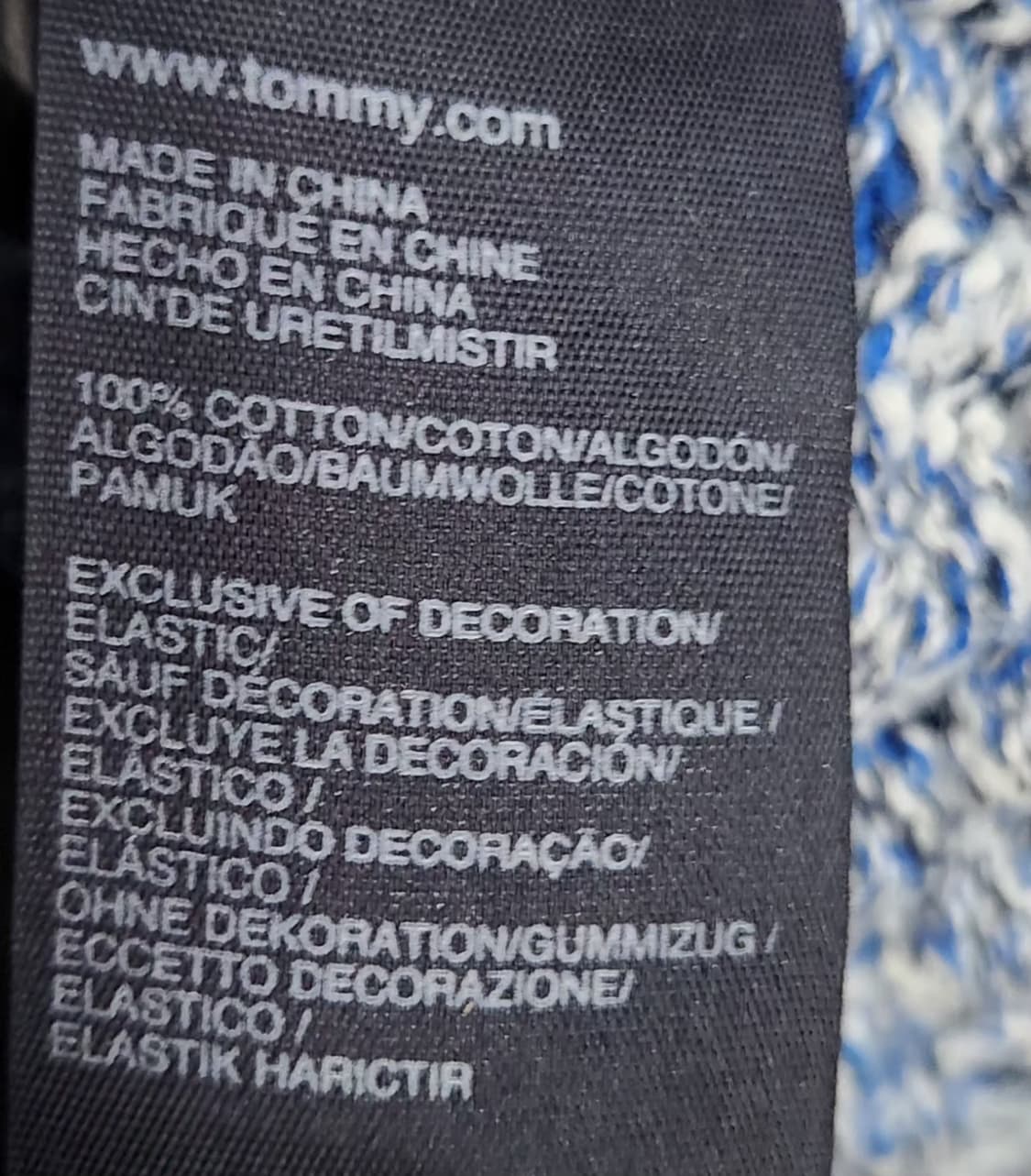 티미힐피거 투톤니트 꽈배기니트 95 상품이미지7