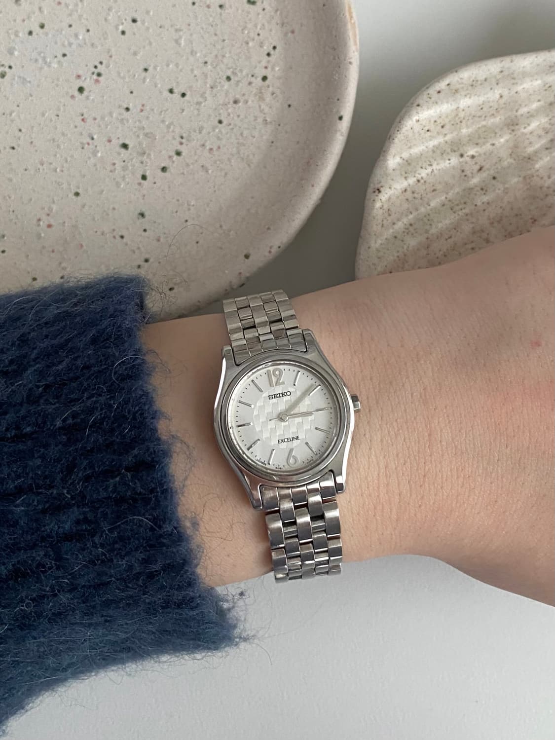Seiko 세이코 exceline 엑셀린 실버 쿼츠 상품이미지8