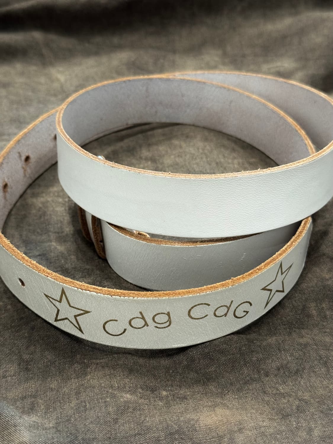 꼼데가르송 꼼꼼 스타 cdg 레더 벨트 상품이미지2