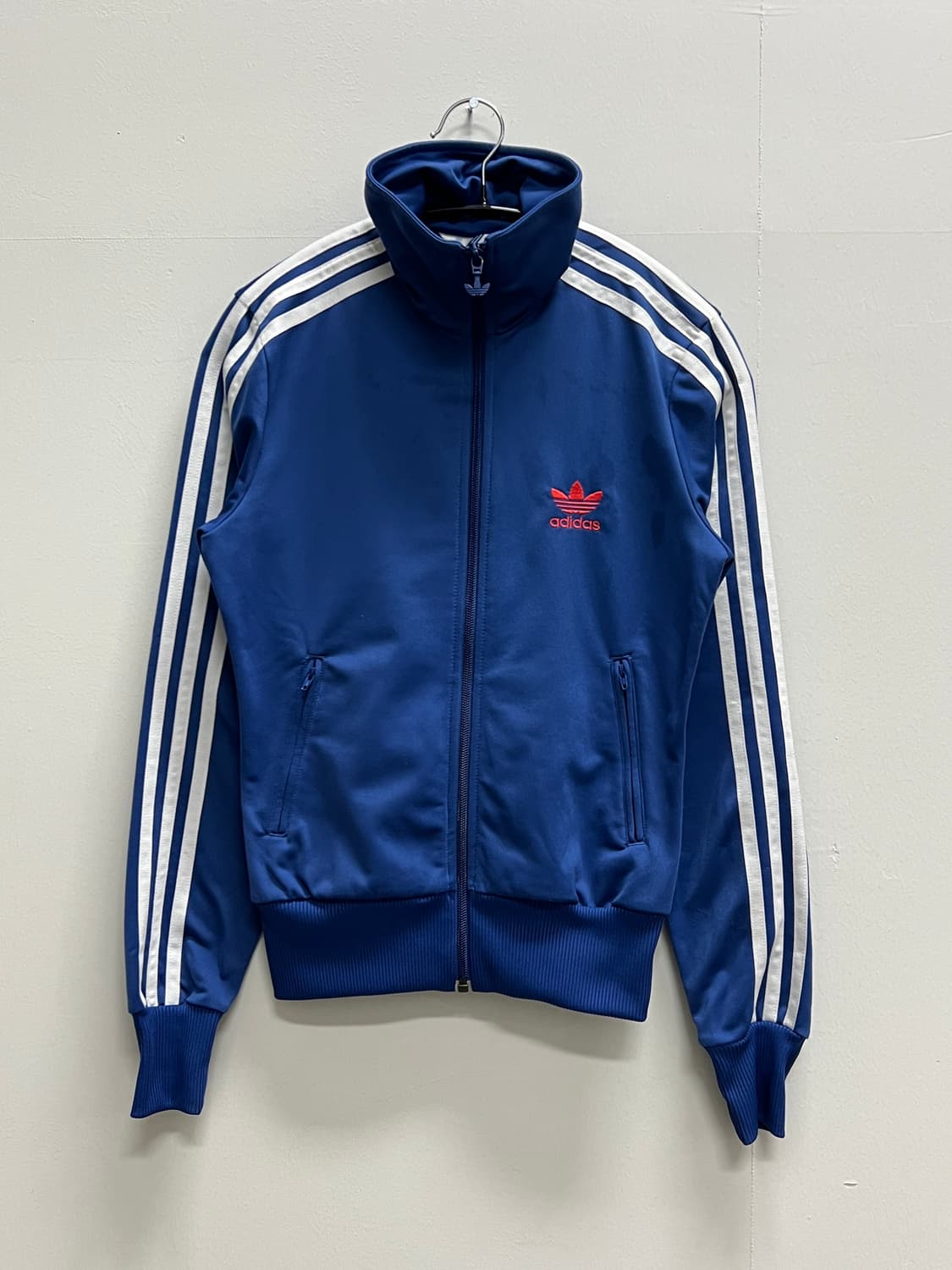 아디다스 올드스쿨 희귀 백로고  트랙탑 져지 블루 상품이미지2
