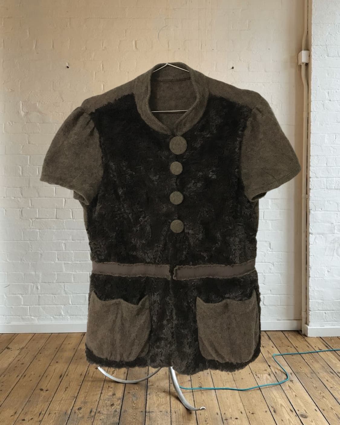 vintage fur button cardigan 상품이미지6