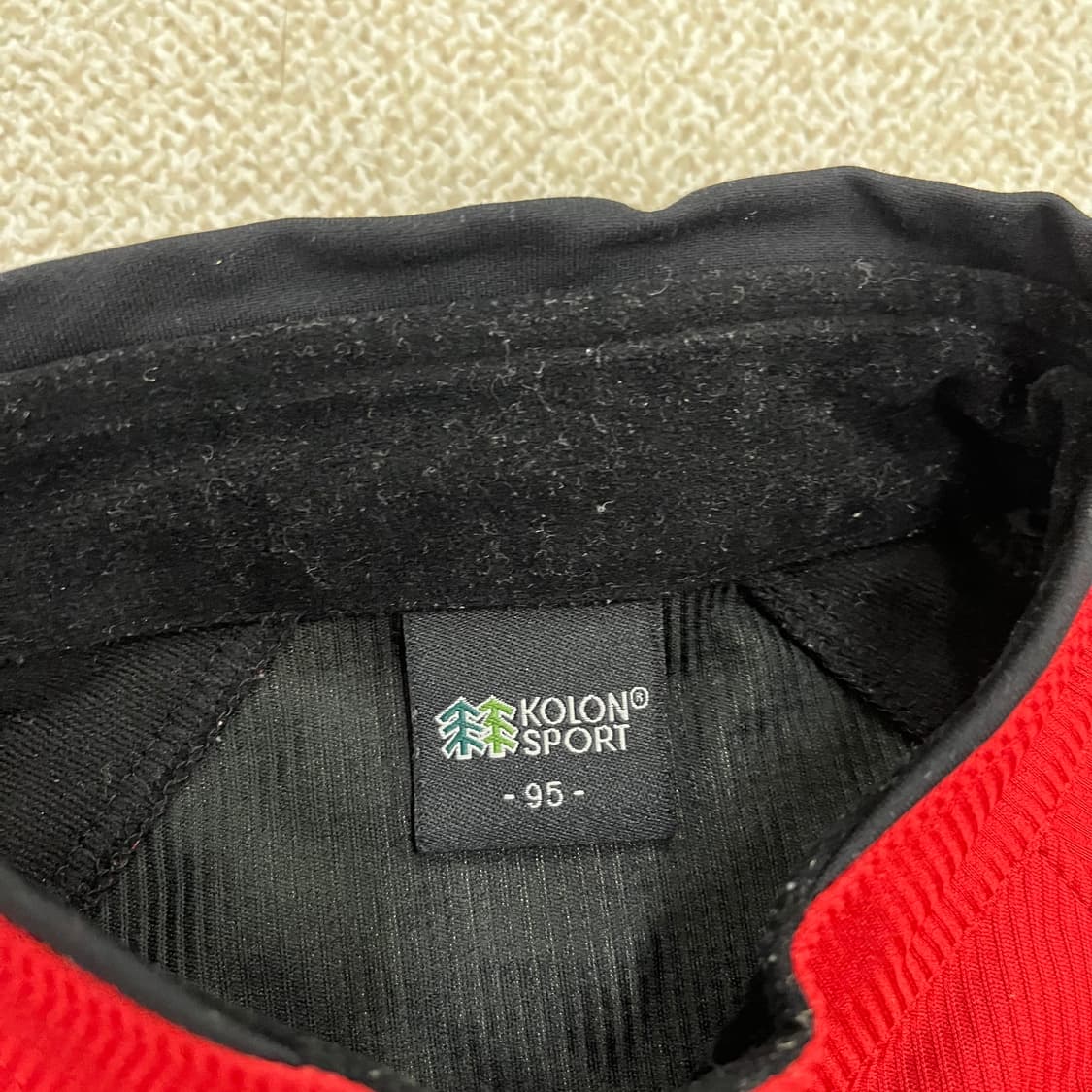 95 코오롱스포츠 기능성 반집업 티셔츠 0219M 상품이미지2