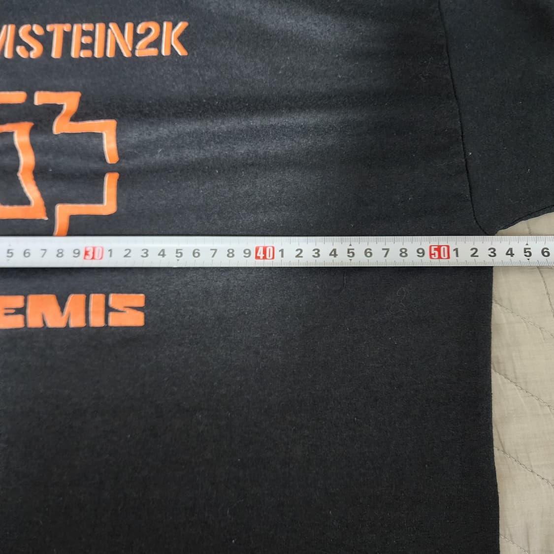 [L] 90s 람슈타인 rammstein 빈티지 로고 밴드티 상품이미지4