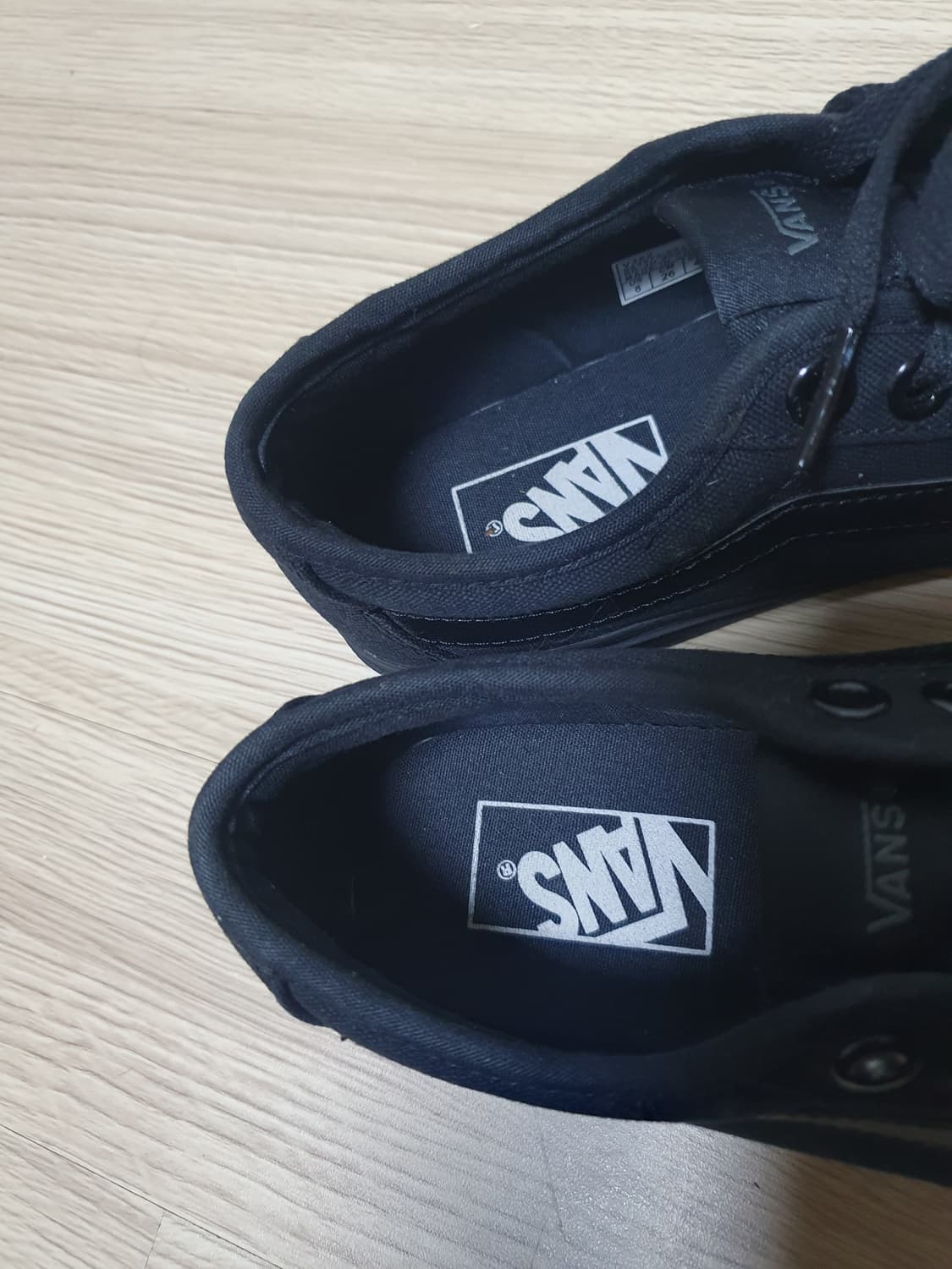 반스 블랙 스니커즈 260 상품이미지8