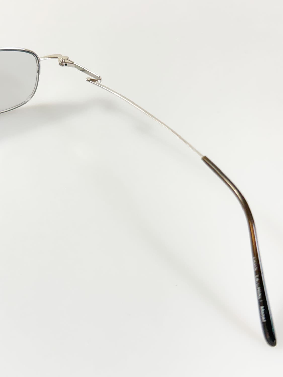 OGIS OCCHIALI 실버 메탈 반무테 스퀘어 빈티지 안경 상품이미지6