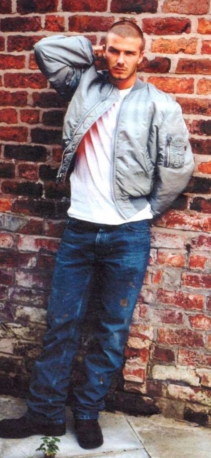 L) 90s USA 알파사 ma1 그레이 상품이미지10