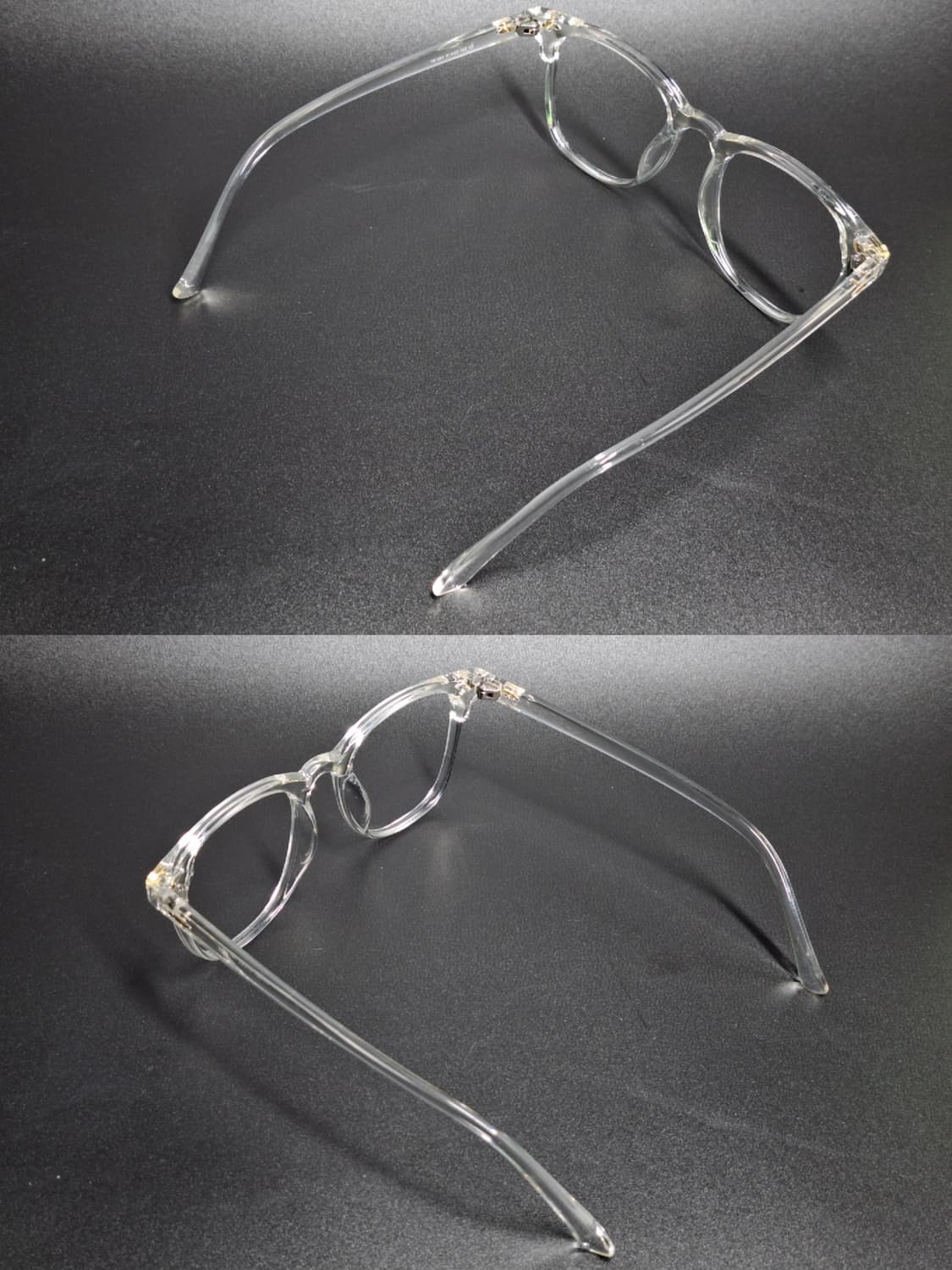 TR1801 골드 리벳 투명 클리어 안경테 51mm 일본 수입 패션 상품이미지8