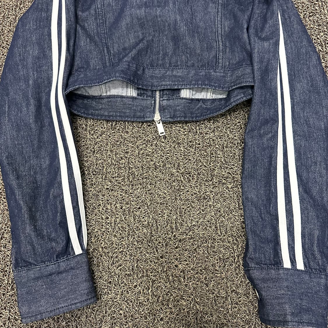 NERDY 널디 여성 크롭 데님 청자켓 XS 상품이미지8