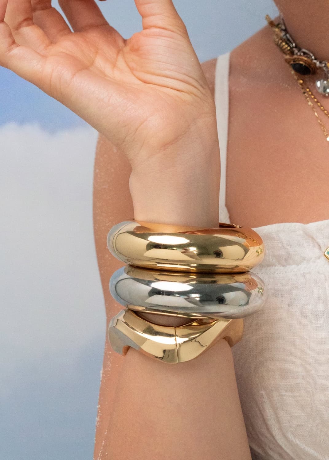 Maisonfoufou 팔찌 Y2K 실버&골드 상품이미지1