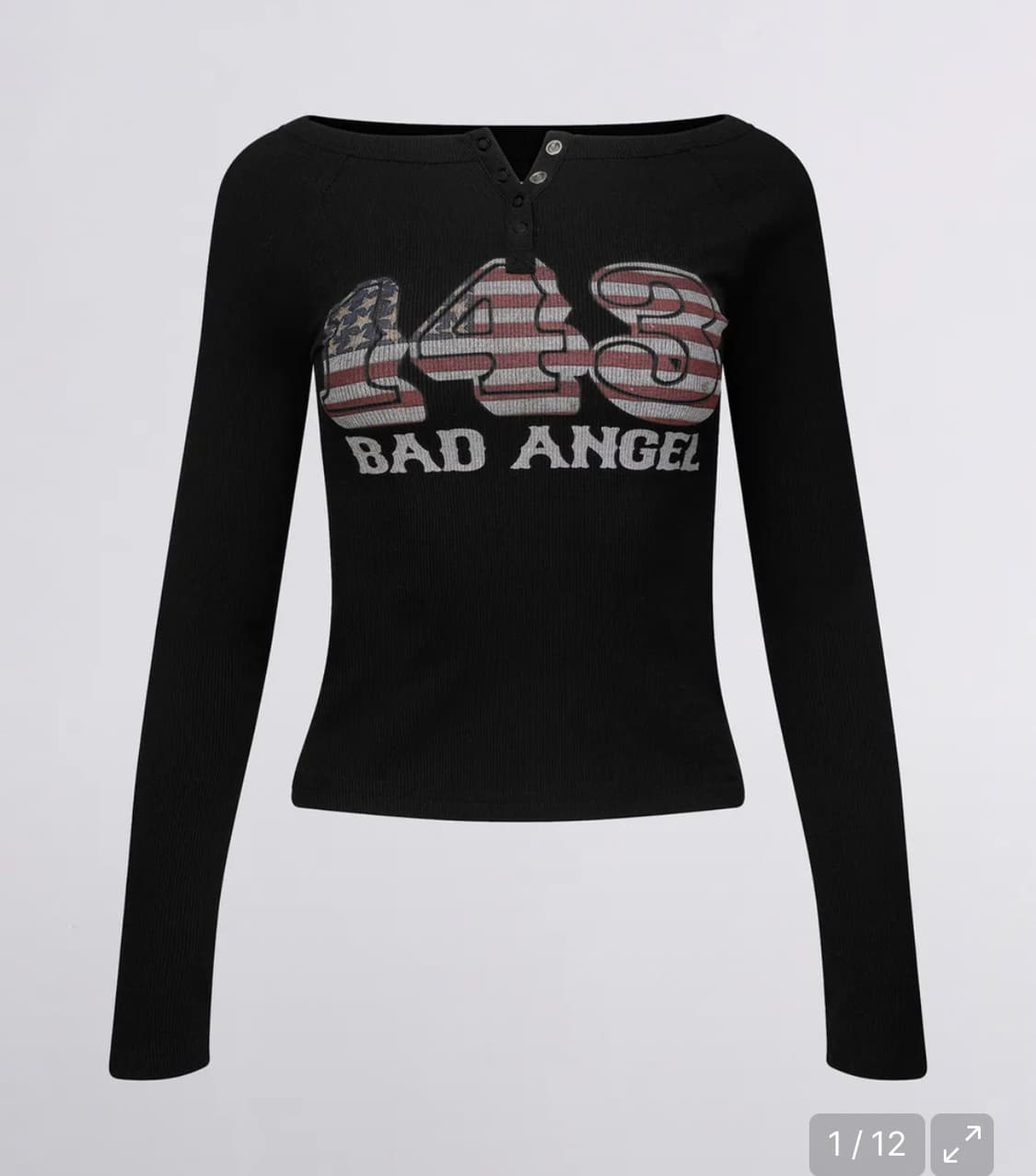 스컬프터 flag raglan 티셔츠 블랙 S 상품이미지1