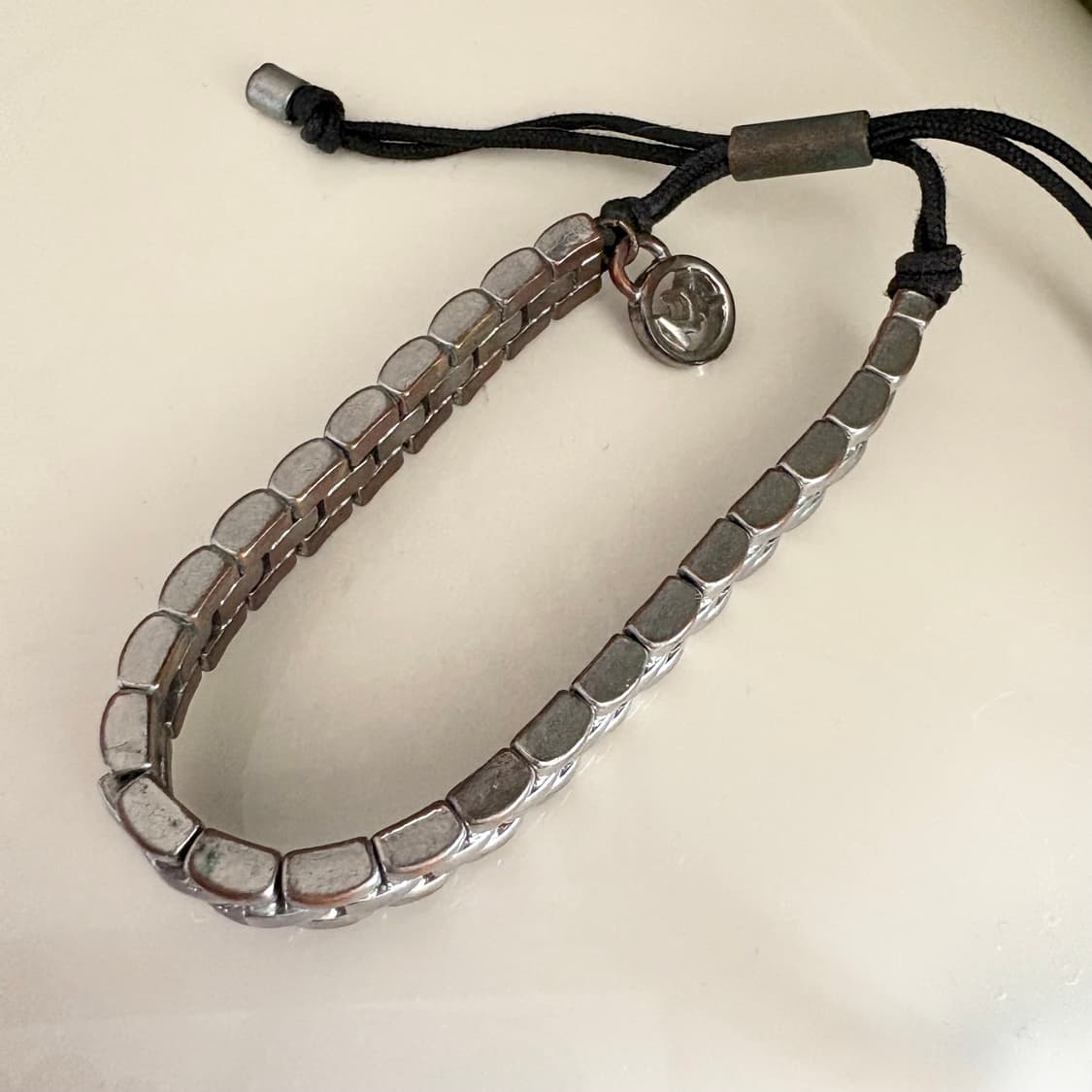 [하자 특가] 시계줄 같은 팔찌 - 실버 / 로프 상품이미지3