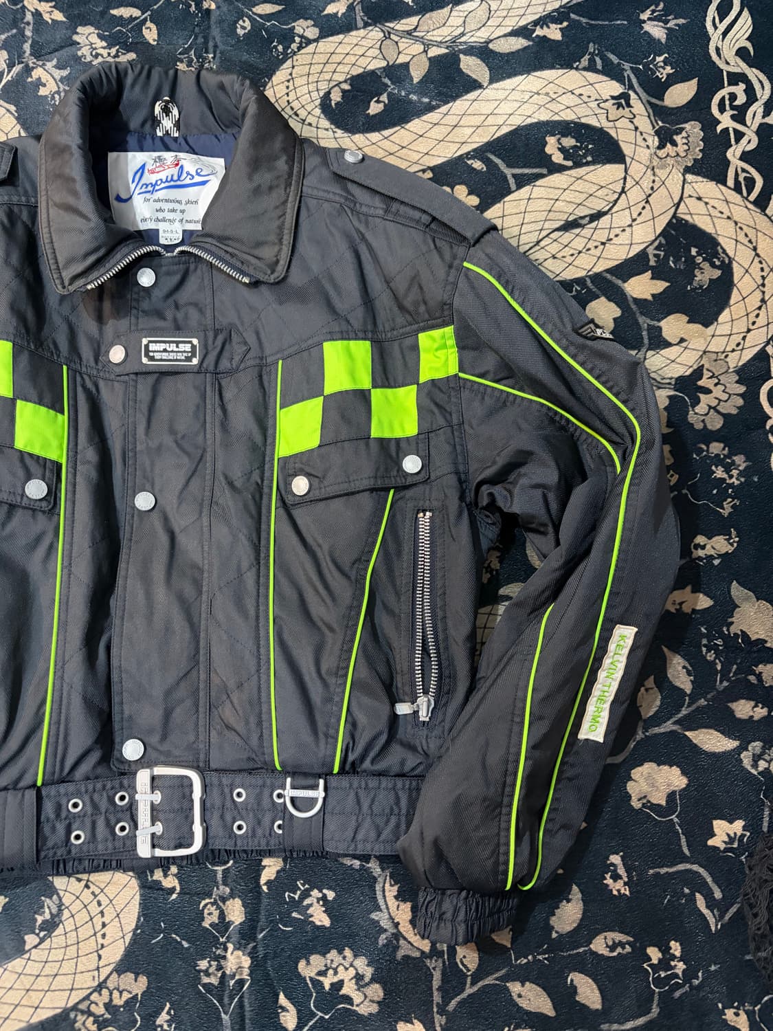 Japanese racing MA-1 bomber crop jacket 상품이미지5