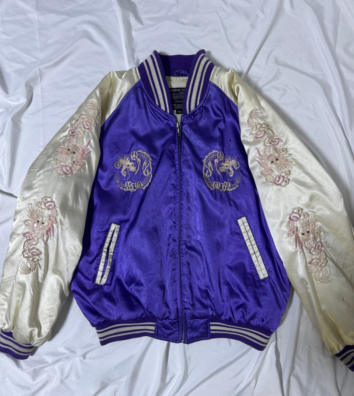 Border carwin 요코스카 재팬 미군 공수부대 용 자수 스카잔 상품이미지4