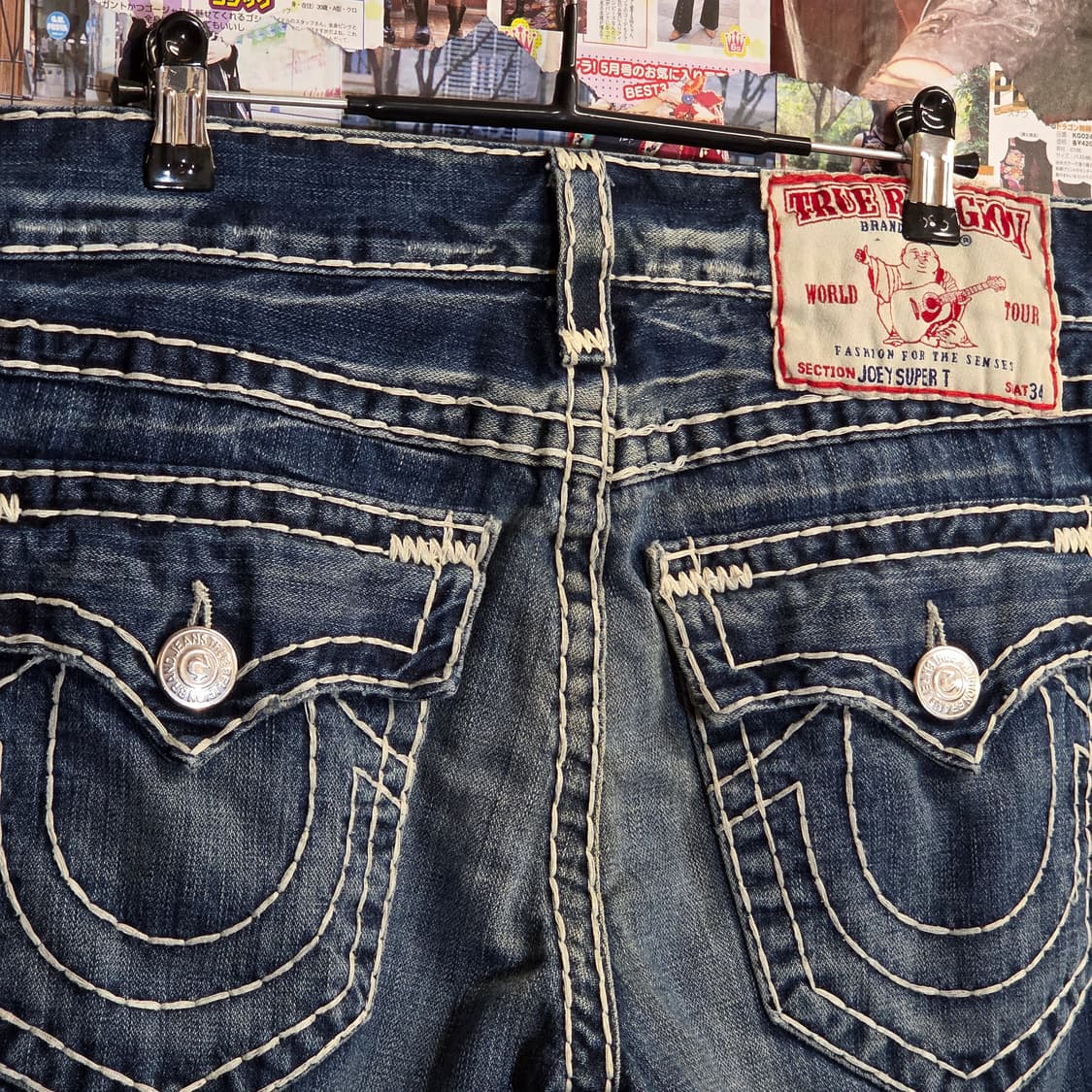 트루릴리전 조이 슈퍼티 중청 데님 팬츠 상품이미지3