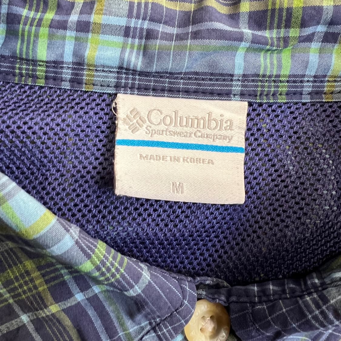 컬럼비아 체크 남방 상품이미지5