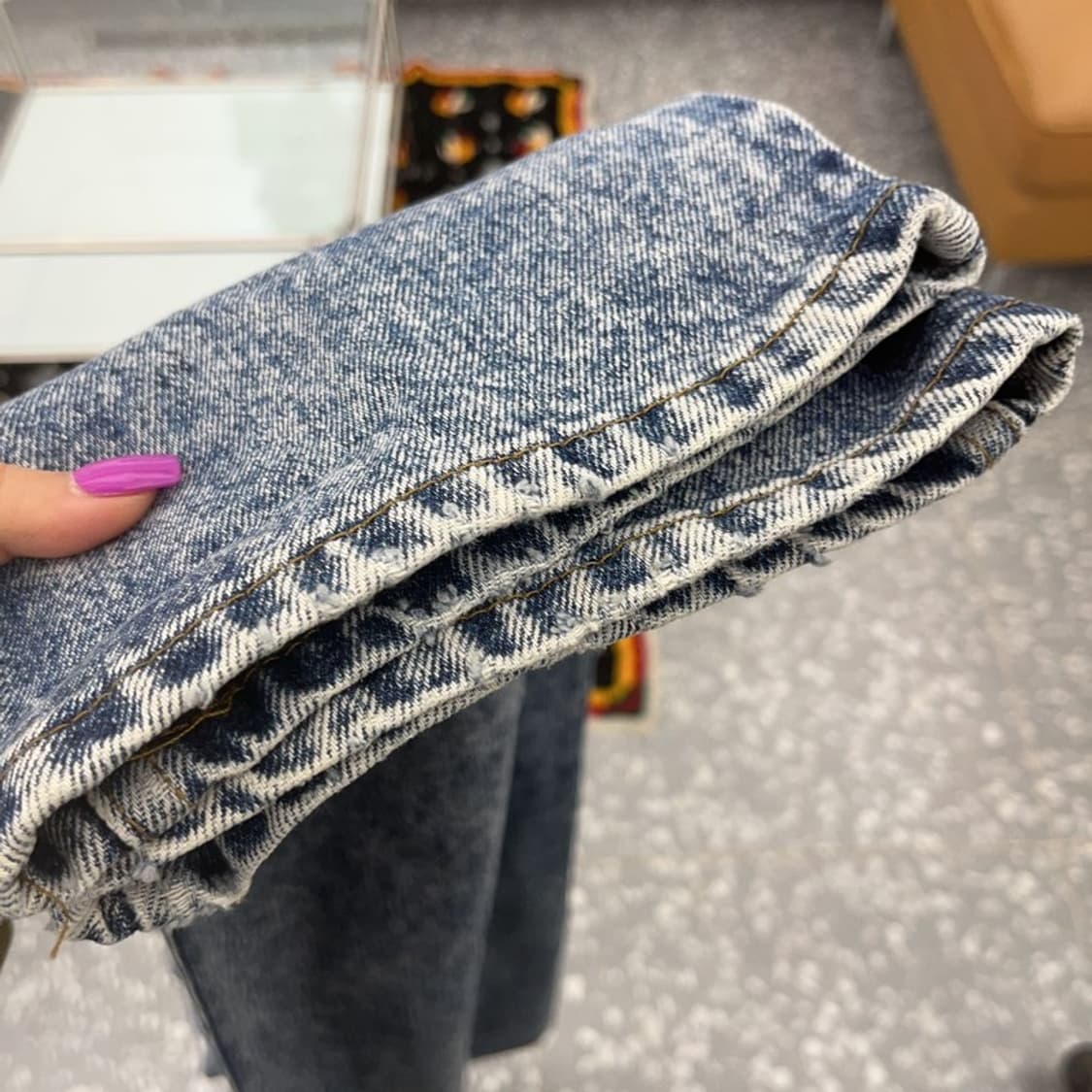 리 LEE 1889 빈티지 레트로 워싱 데님 팬츠 31인치 C07072 상품이미지6