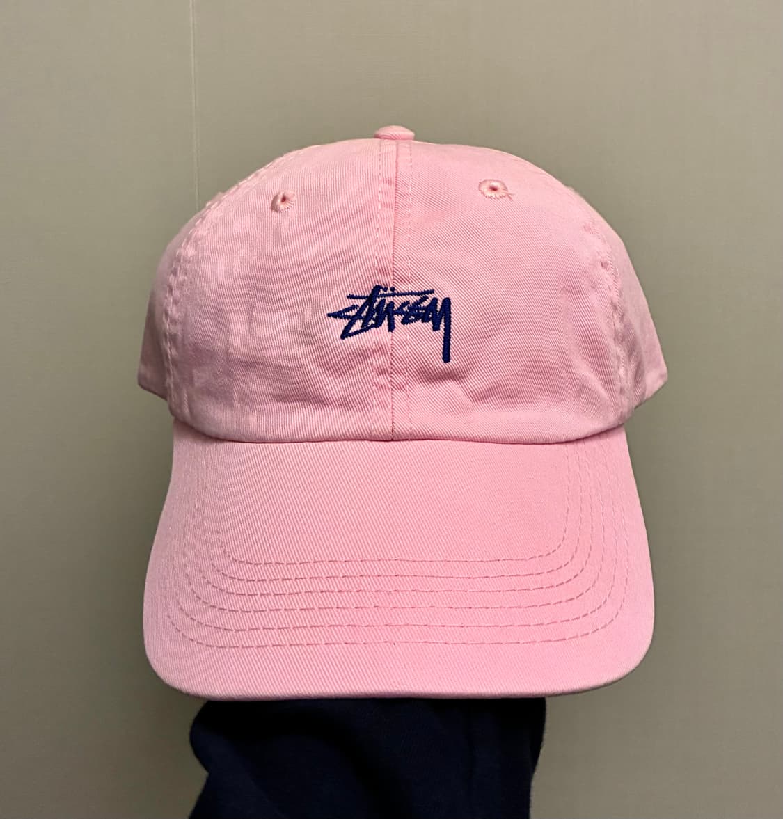 (S/F)Stussy 스투시 베이직 스탁 로우 프로파일 볼캡 모자 핑크 상품이미지2