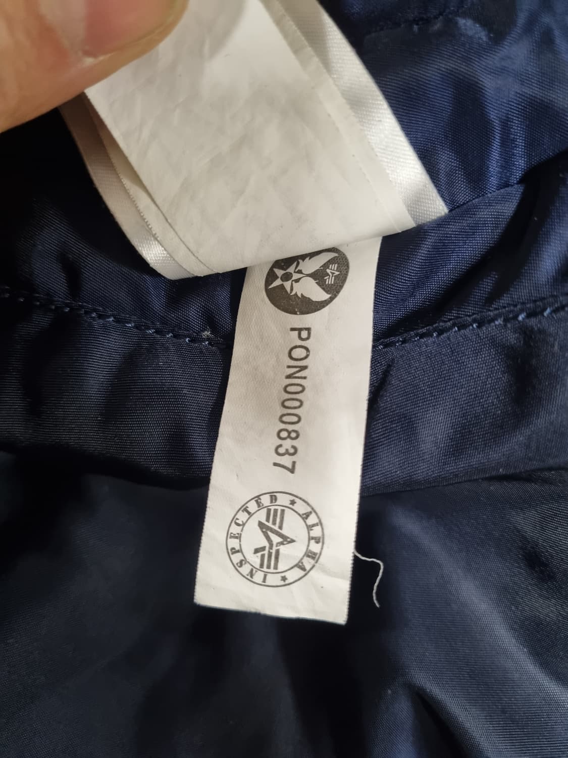 알파인더스트리 남성 블루종 자켓  상품이미지5