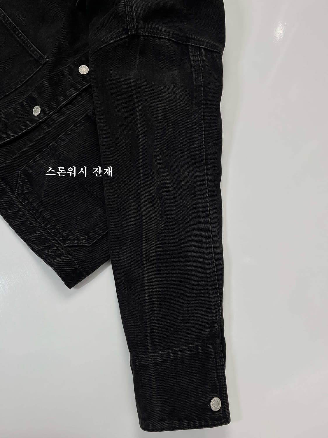 90's 폴로 랄프로렌 스톤 블랙 워시 헌팅 데님 초어 자켓 상품이미지7