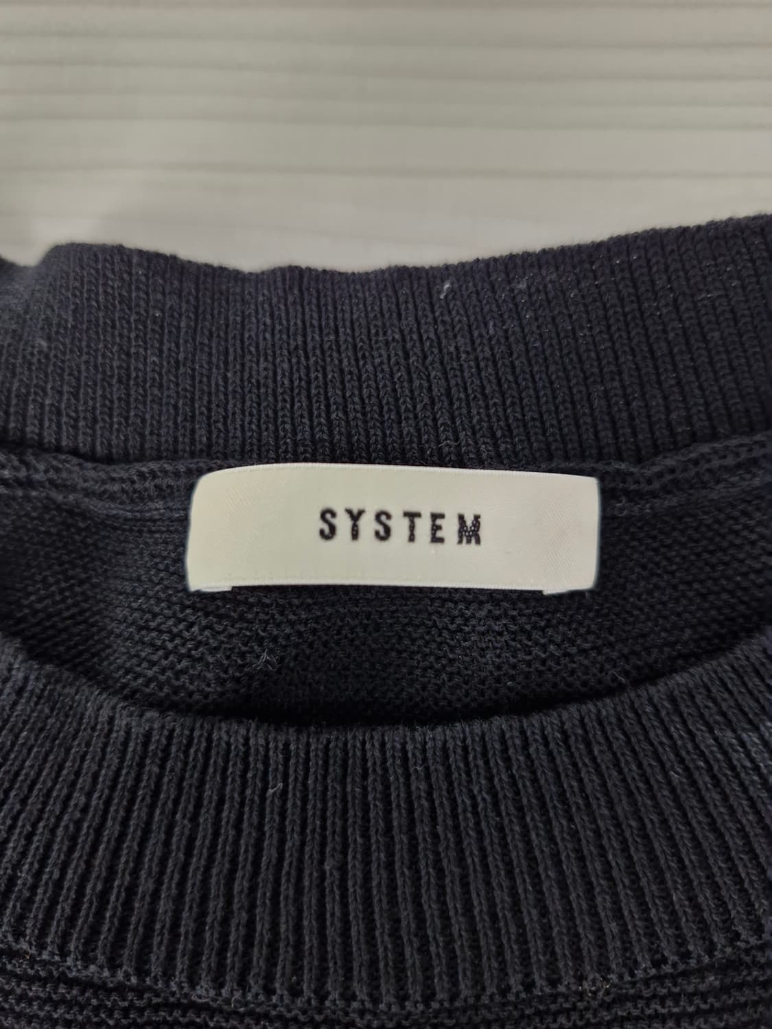 한섬시스템(SYSTEM) 벌룬 소매 니트 탑 상품이미지5