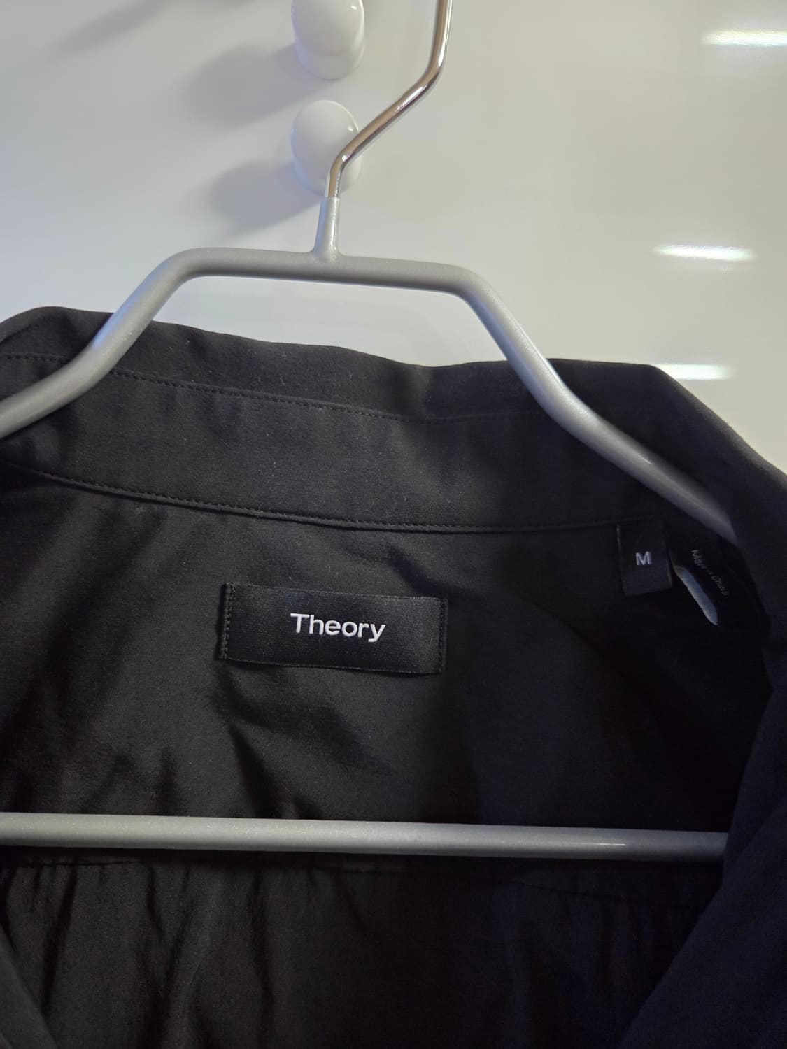 [M] 띠어리 나일론 스판 오버셔츠 (블랙) 상품이미지3