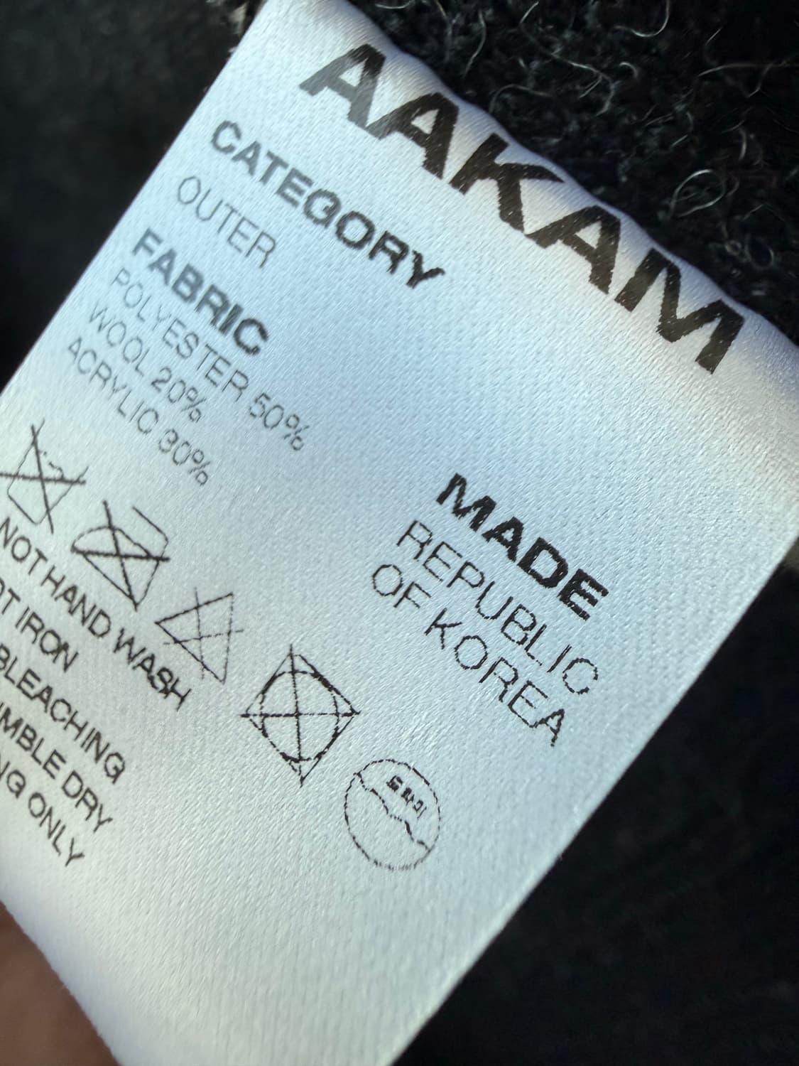 아캄 후드집업 Bokashi Knit Zip-Up Hoodie(Gray) 상품이미지6