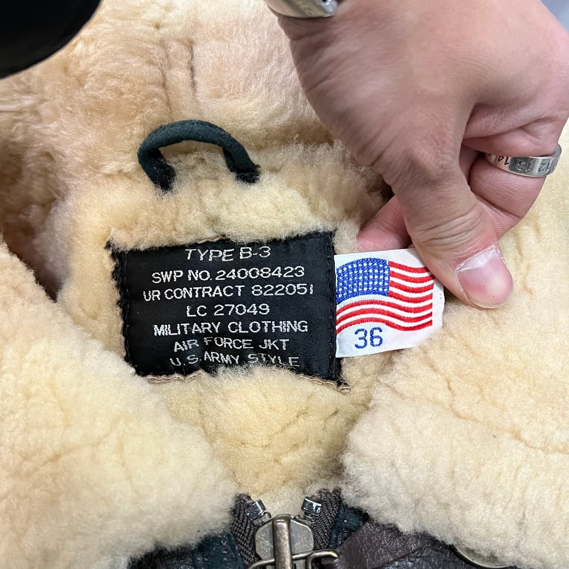  B3 카우레더 무스탕 자켓 y14445 상품이미지7