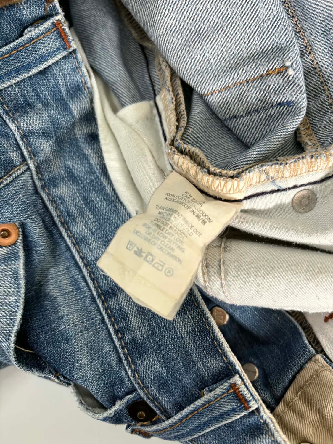 [30] 아르마니 익스체인지 백프린팅 데님 팬츠 made in usa 상품이미지5