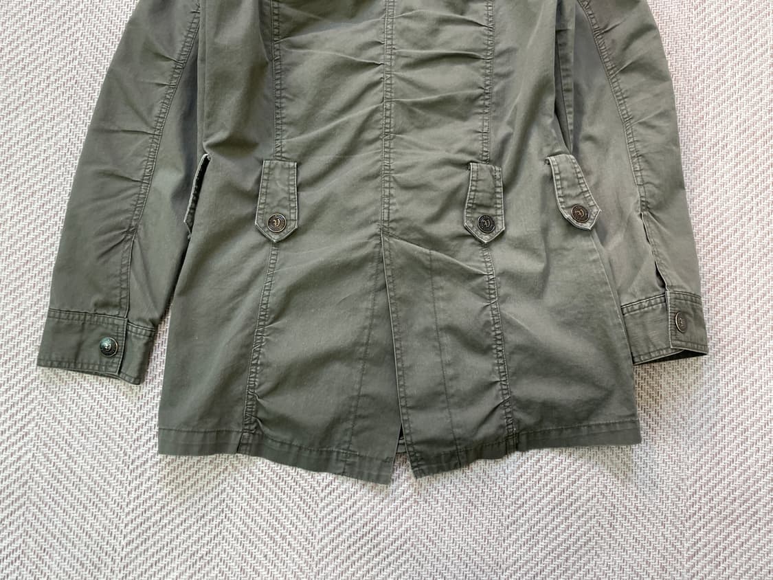 빈티지 밀리터리 셔링 벨티트 모즈파카 J03991 상품이미지10