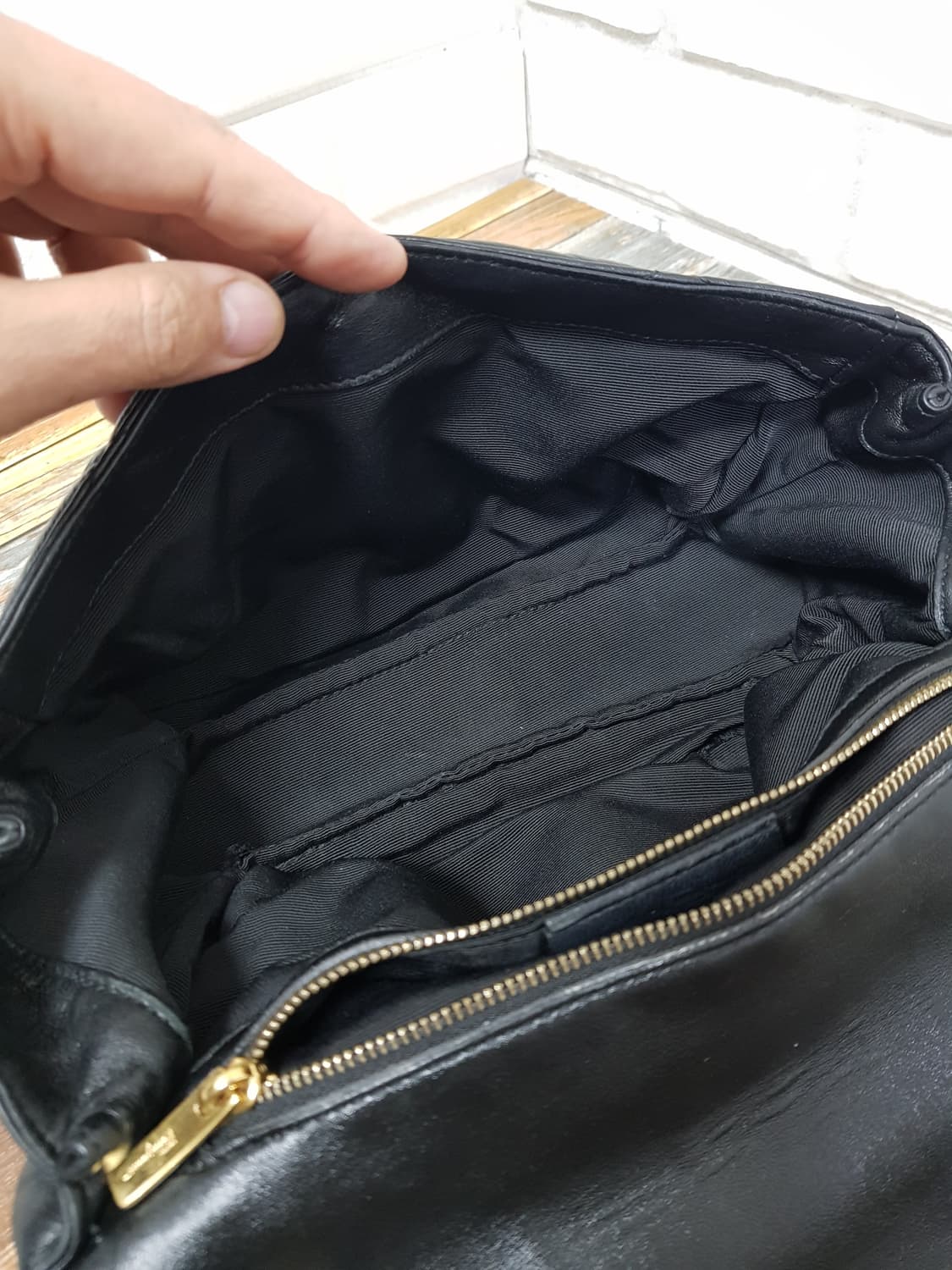 [정품] 페라가모 바라지니 퀼팅 크로스백 블랙 상품이미지9