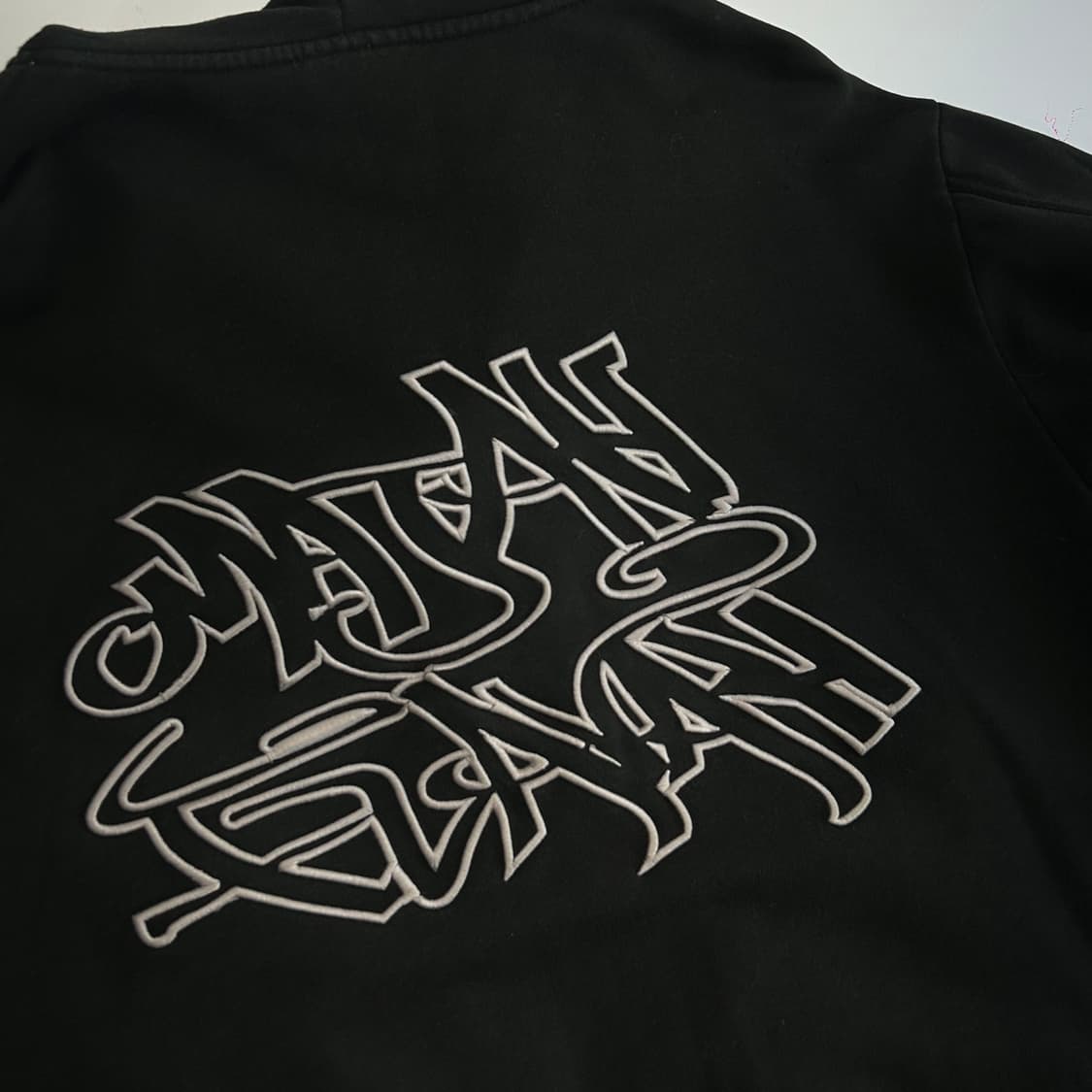 MF.! 마자플라자 백포인트 자수 블랙 버튼업 후드점퍼  상품이미지7