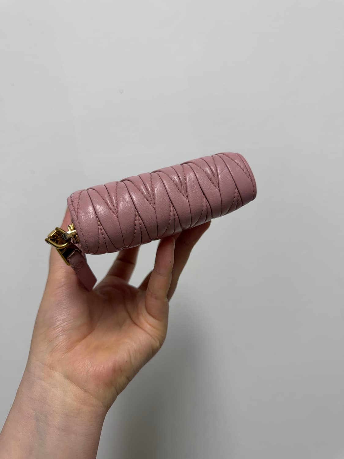 [정품] 미우미우 반지갑 핑크  상품이미지3