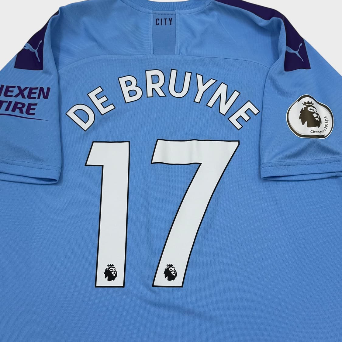 19-20 맨체스터 시티 홈 No.17 케빈 데브라위너 상품이미지7